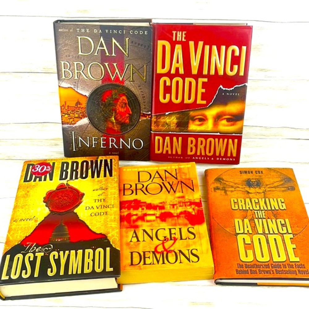 Dan Brown Book Bundle Inferno The Da Vinci Code, Angels & Demons + More